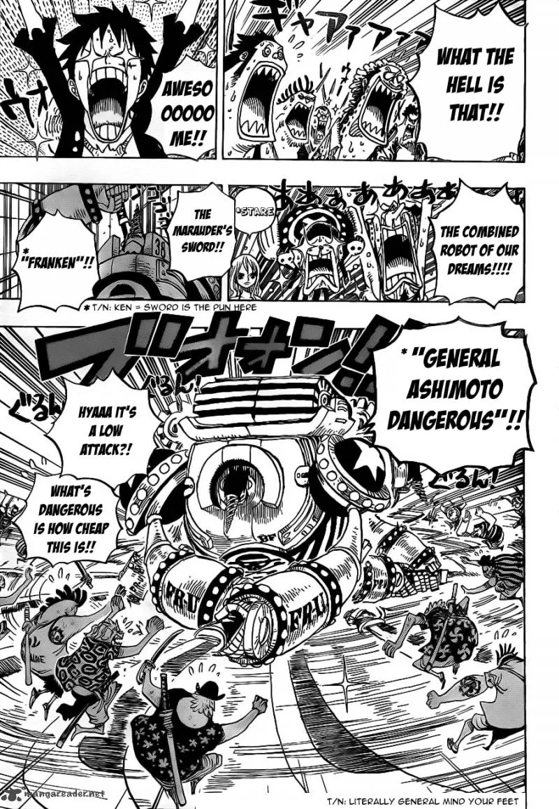 One Piece Chapter 636: The General From The Land Of The Future – Page 6