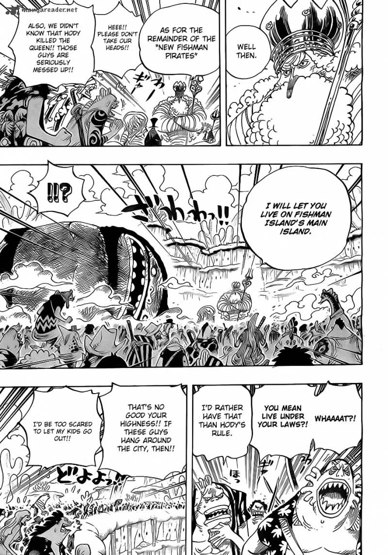 One Piece Chapter 649: Dancing of breams and plaices. – Page 3