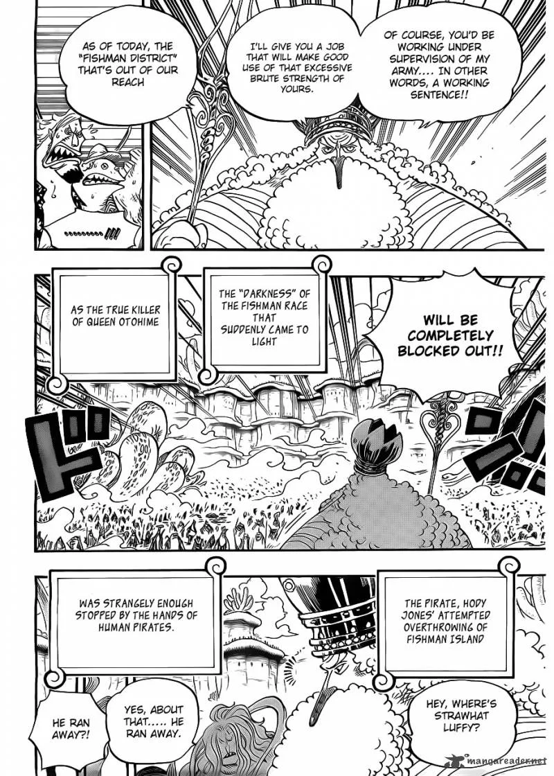 One Piece Chapter 649: Dancing of breams and plaices. – Page 4