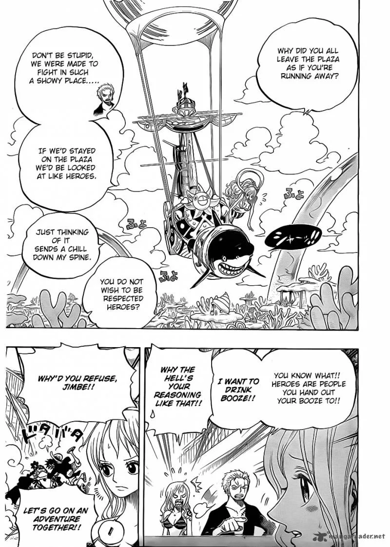 One Piece Chapter 649: Dancing of breams and plaices. – Page 5