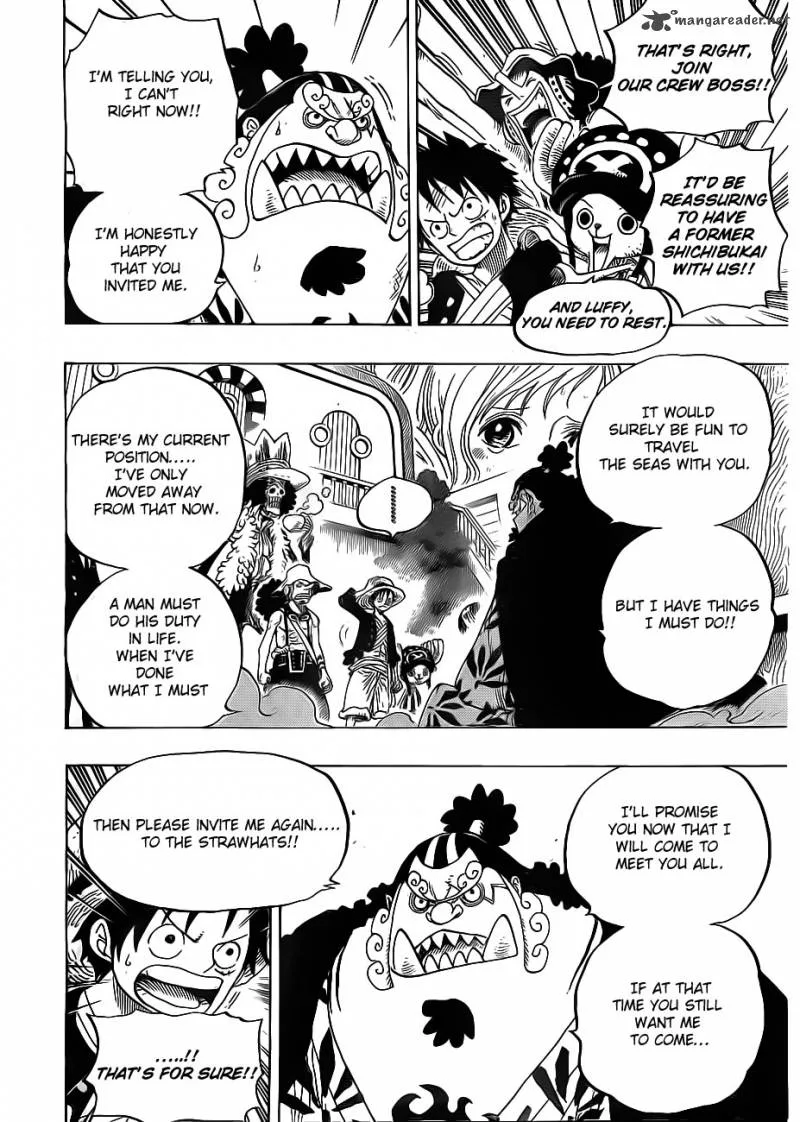One Piece Chapter 649: Dancing of breams and plaices. – Page 6