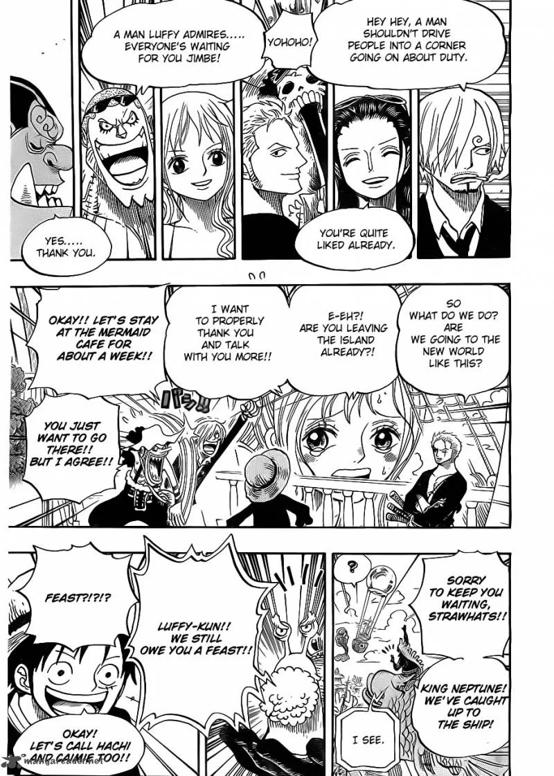 One Piece Chapter 649: Dancing of breams and plaices. – Page 7