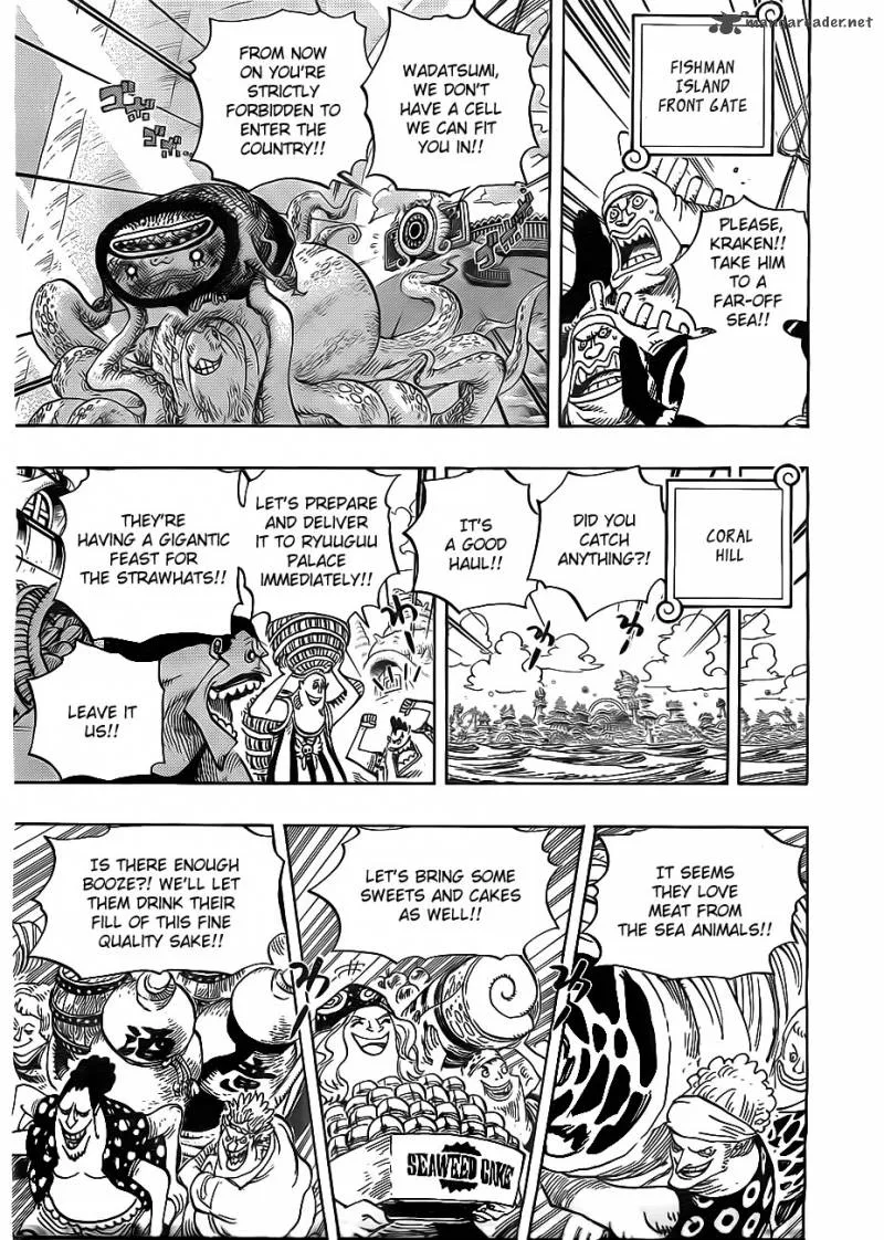 One Piece Chapter 649: Dancing of breams and plaices. – Page 9