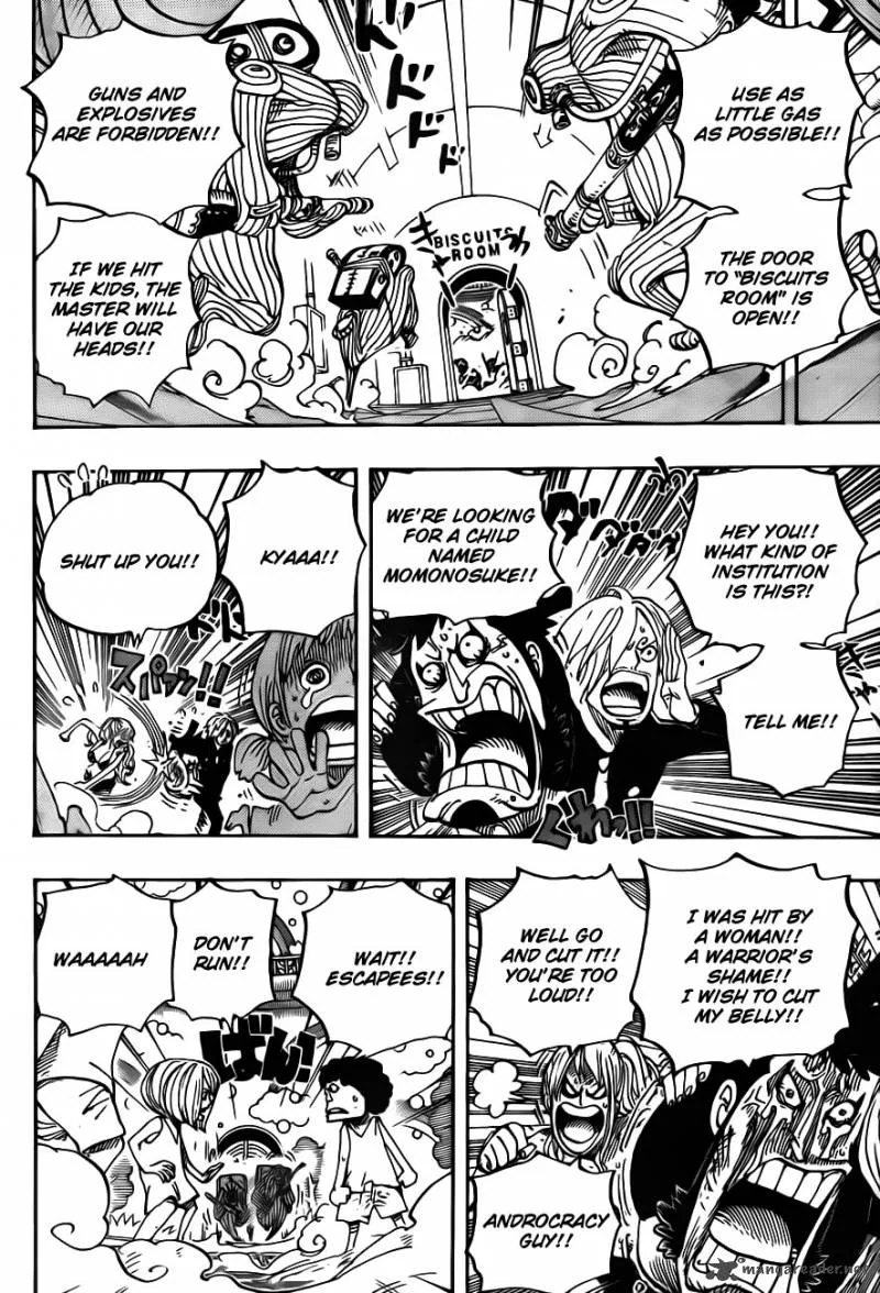 One Piece Chapter 658: Biscuits Room – Page 4