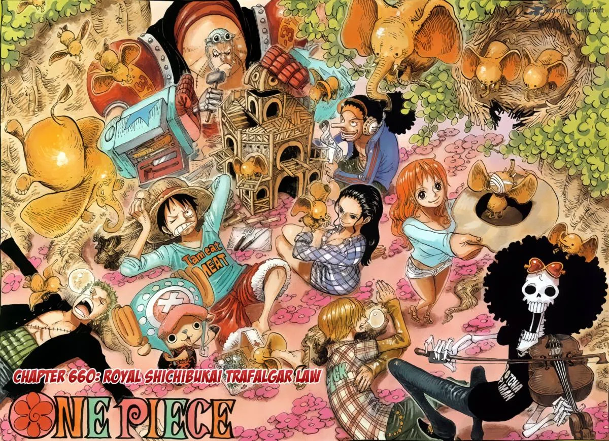 One Piece Chapter 660: Royal Shichibukai Trafalgar Law – Page 2