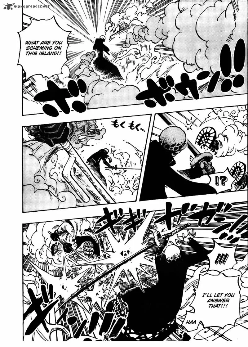 One Piece Chapter 662: Shichibukai Law vs Vice Admiral Smoker – Page 16