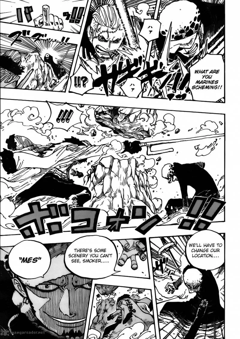 One Piece Chapter 662: Shichibukai Law vs Vice Admiral Smoker – Page 17