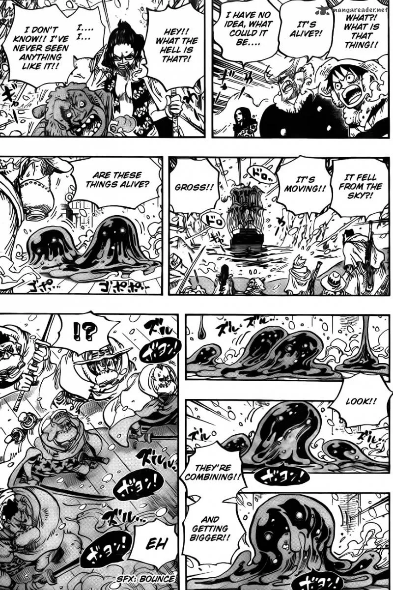One Piece Chapter 670: Blizzards with a chance of slime. – Page 9