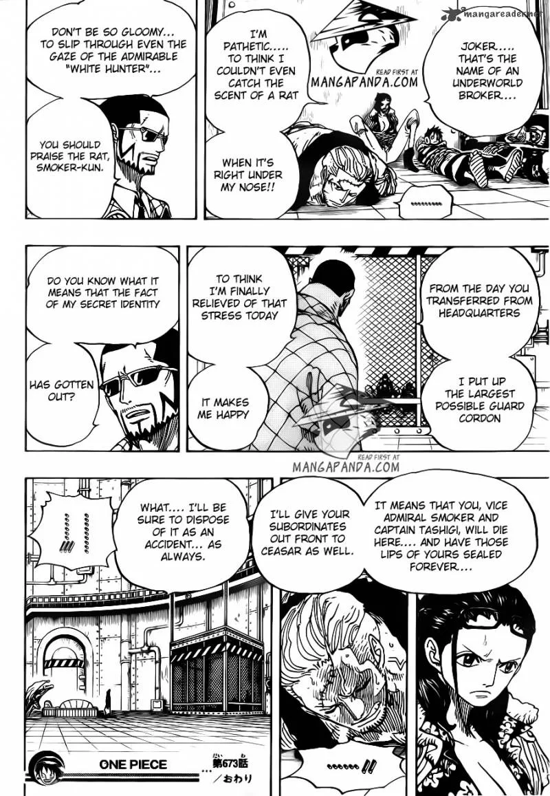 One Piece Chapter 673: Vergo And Joker – Page 18
