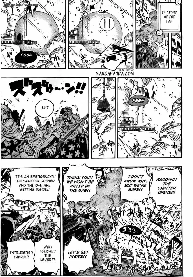 One Piece Chapter 677: Counter Hazard!! – Page 14