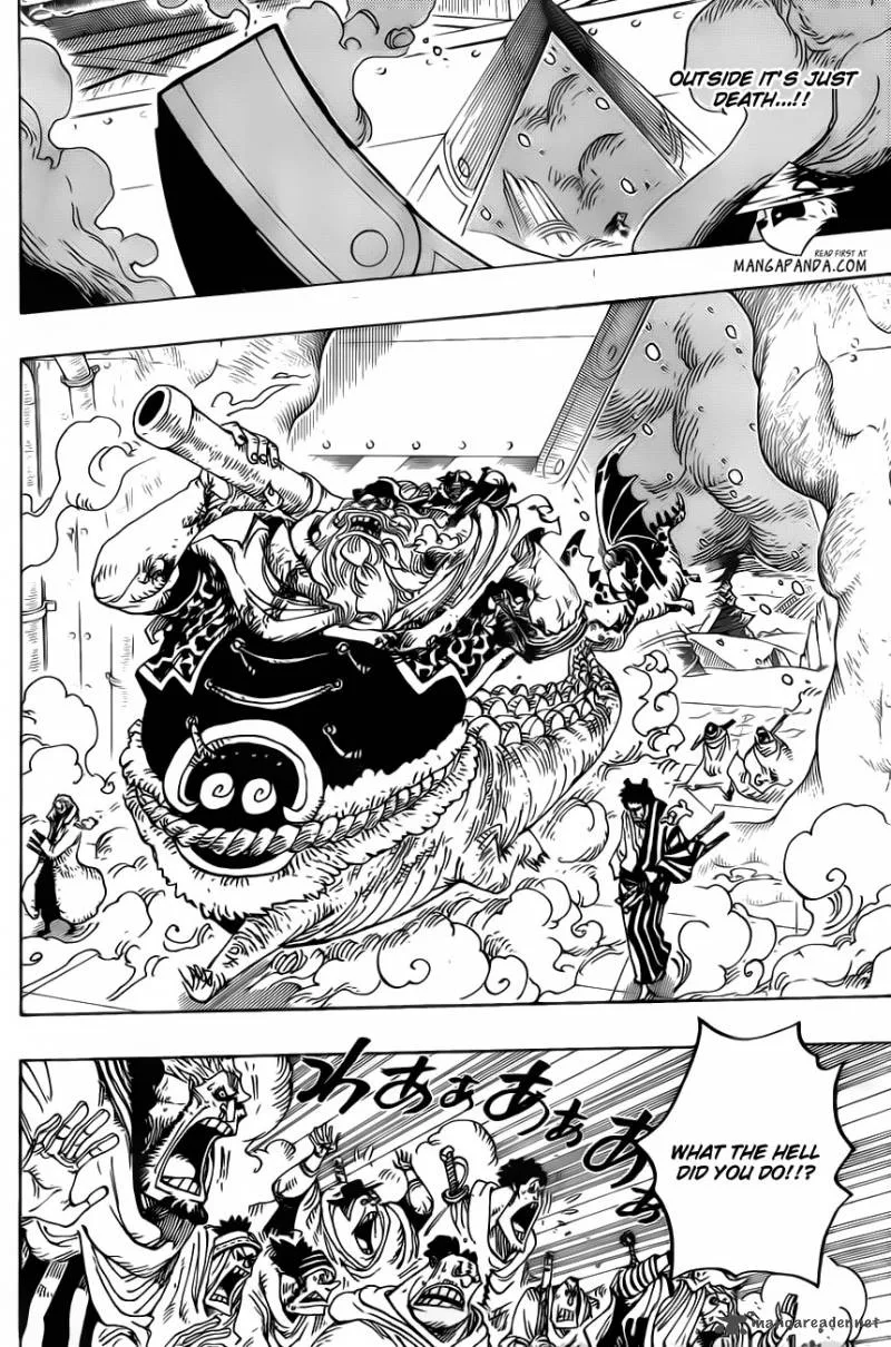 One Piece Chapter 678: Inside the lab, lobby of building A – Page 4