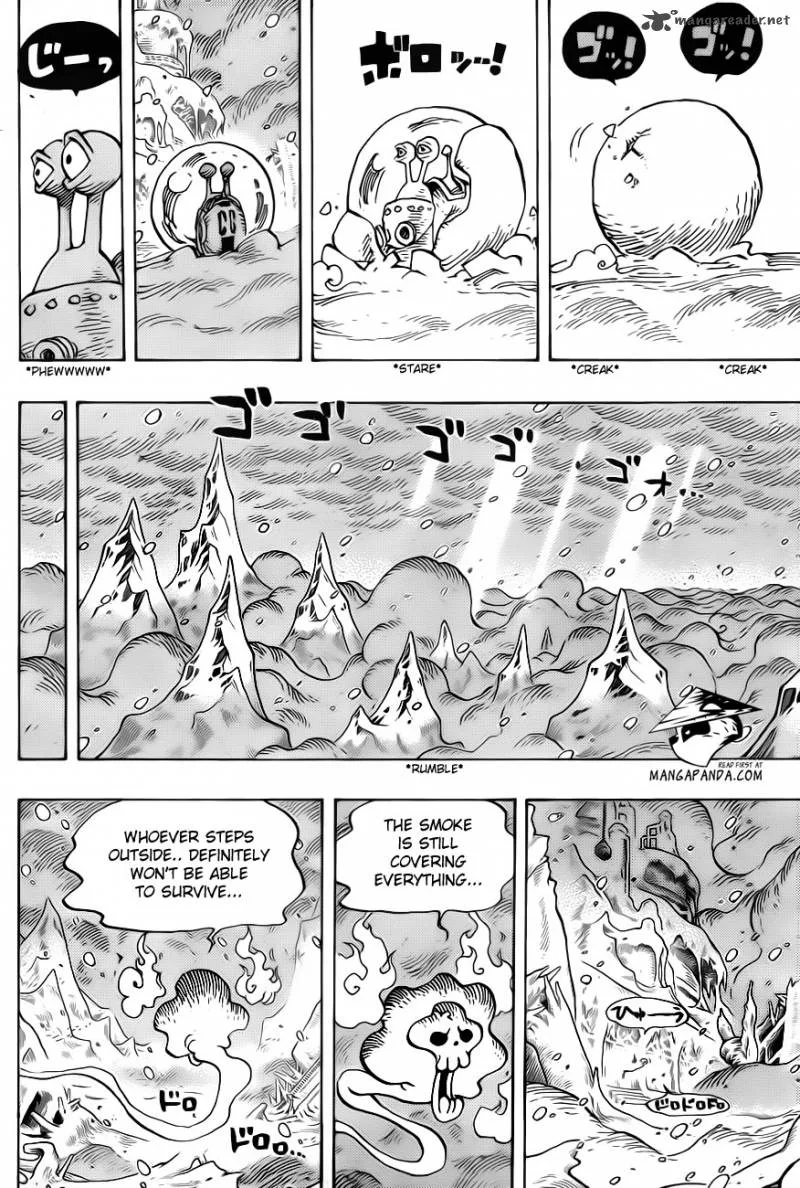 One Piece Chapter 678: Inside the lab, lobby of building A – Page 8