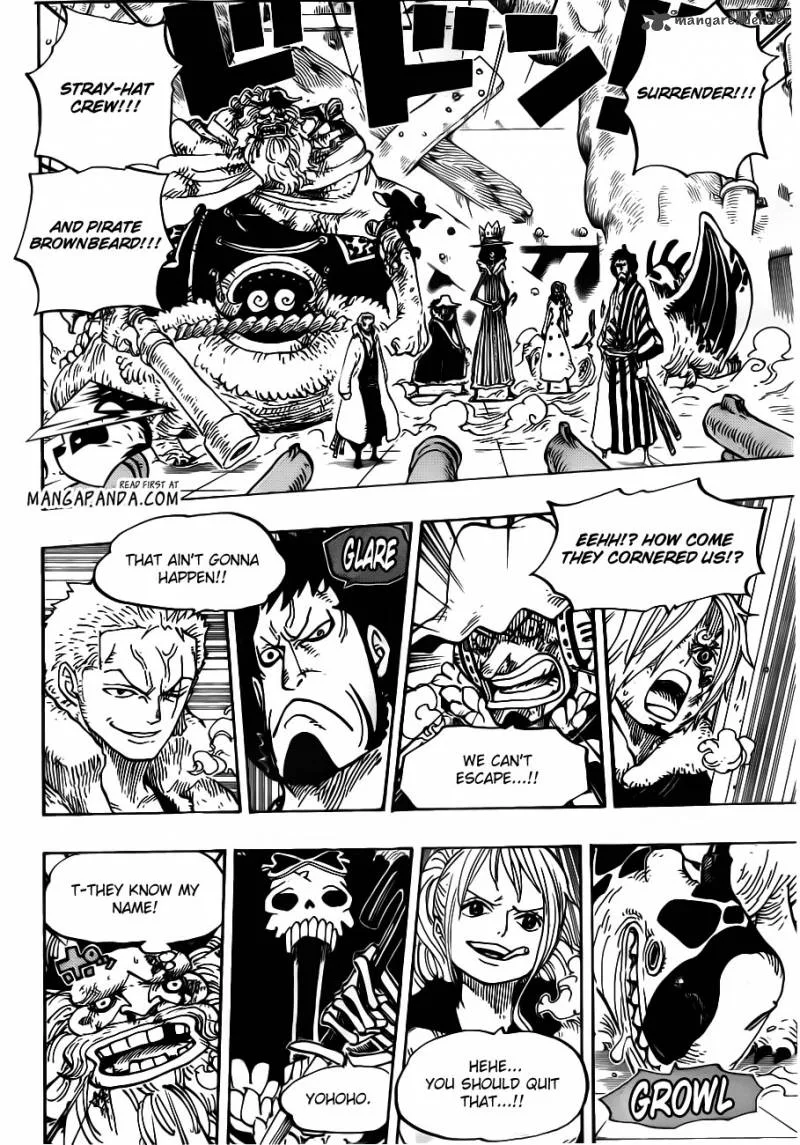 One Piece Chapter 678: Inside the lab, lobby of building A – Page 10