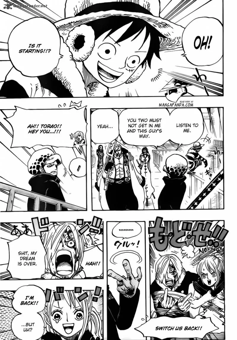One Piece Chapter 678: Inside the lab, lobby of building A – Page 11