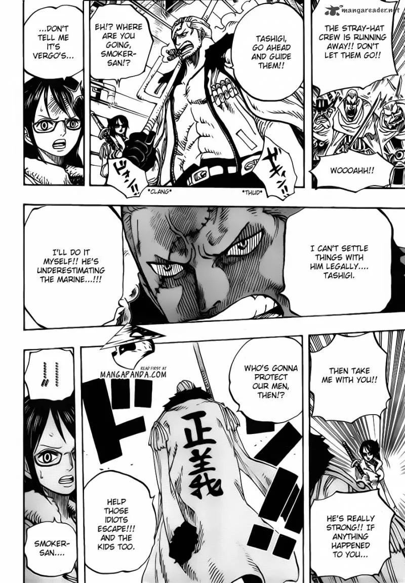 One Piece Chapter 678: Inside the lab, lobby of building A – Page 15