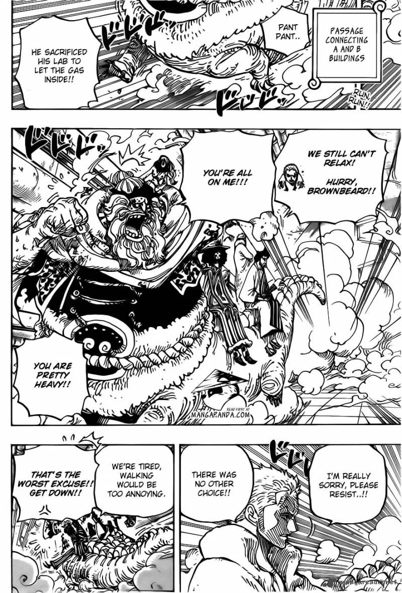 One Piece Chapter 680: Captain of the Marine's G-5, Kichiku no Vergo – Page 5
