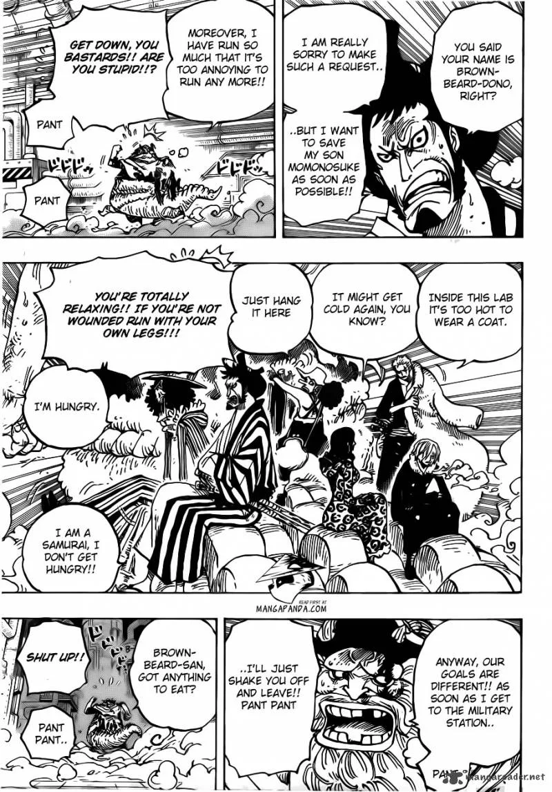 One Piece Chapter 680: Captain of the Marine's G-5, Kichiku no Vergo – Page 6