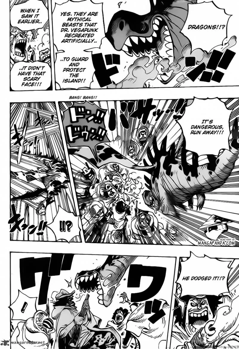One Piece Chapter 680: Captain of the Marine's G-5, Kichiku no Vergo – Page 9