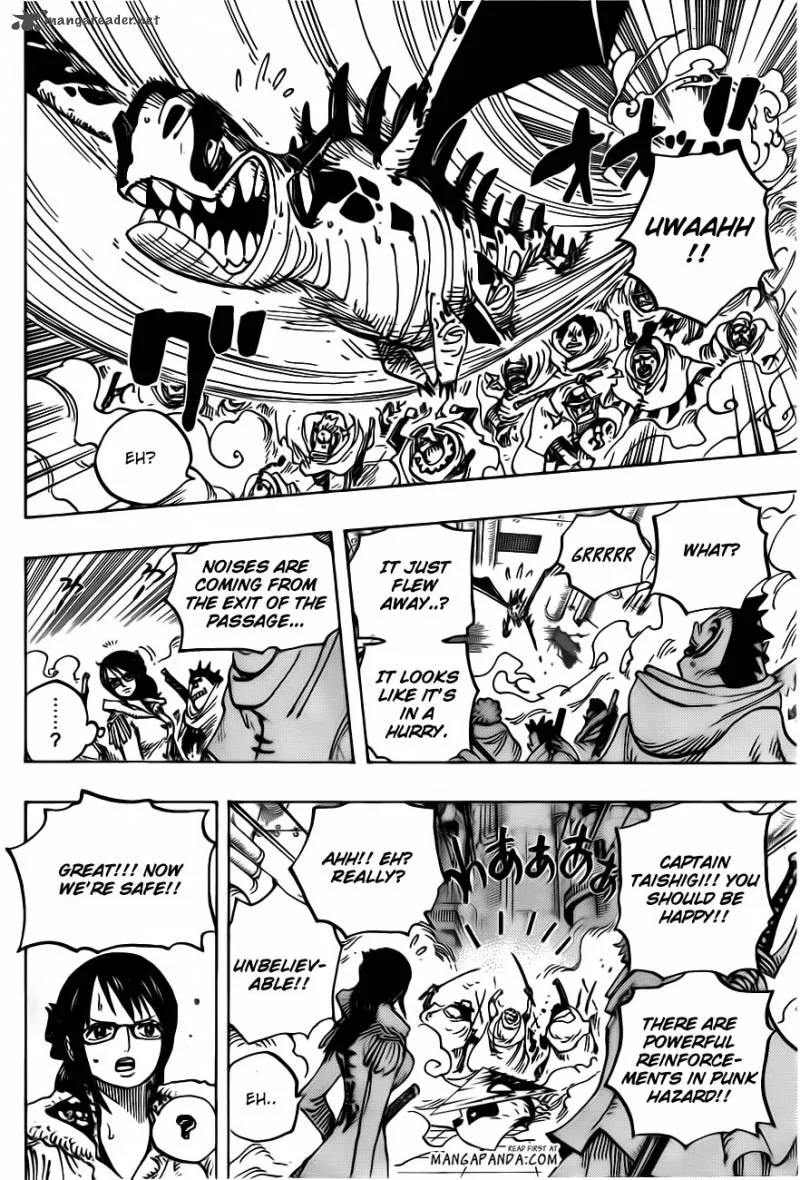 One Piece Chapter 680: Captain of the Marine's G-5, Kichiku no Vergo – Page 11