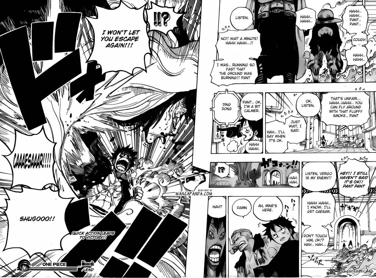 One Piece Chapter 680: Captain of the Marine's G-5, Kichiku no Vergo – Page 21