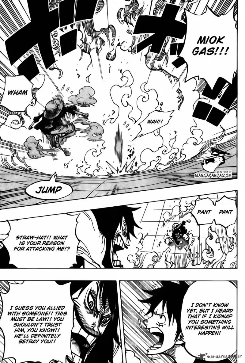 One Piece Chapter 681: Luffy vs. Master – Page 5