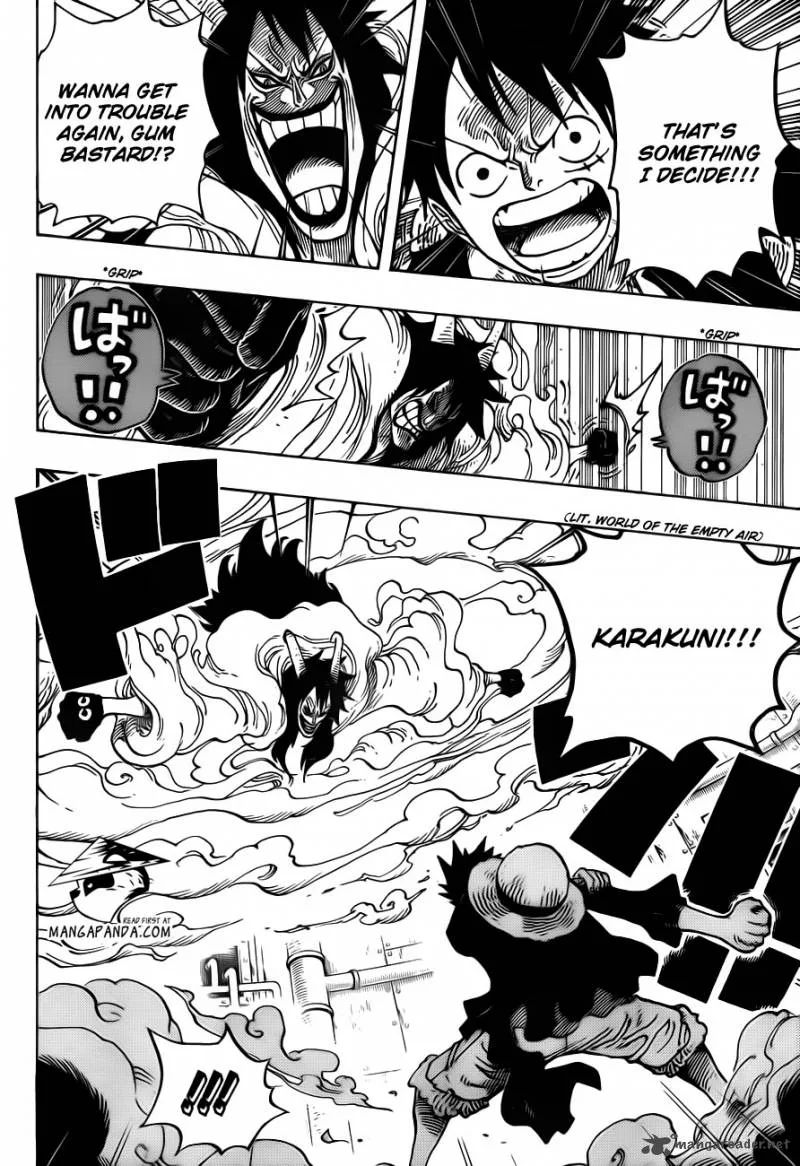 One Piece Chapter 681: Luffy vs. Master – Page 6