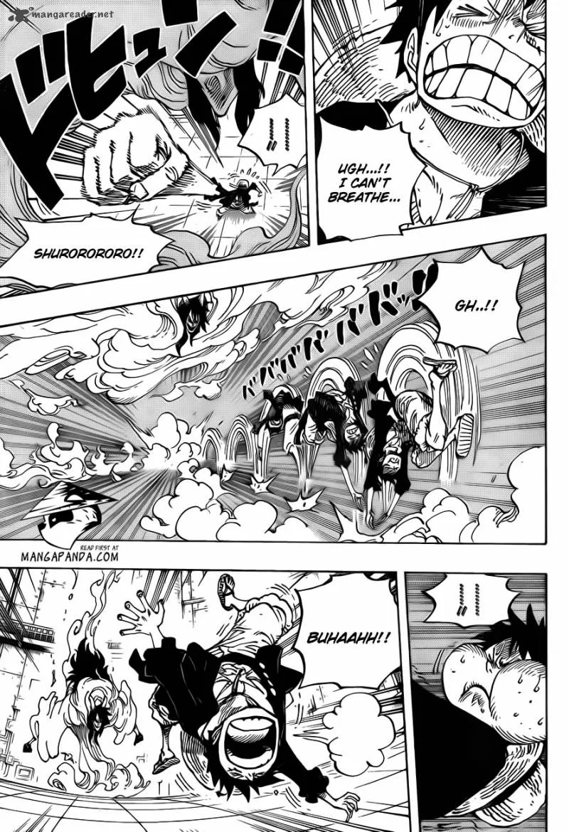 One Piece Chapter 681: Luffy vs. Master – Page 7