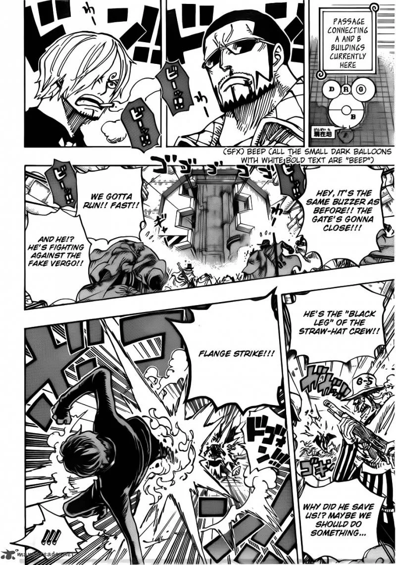 One Piece Chapter 681: Luffy vs. Master – Page 14