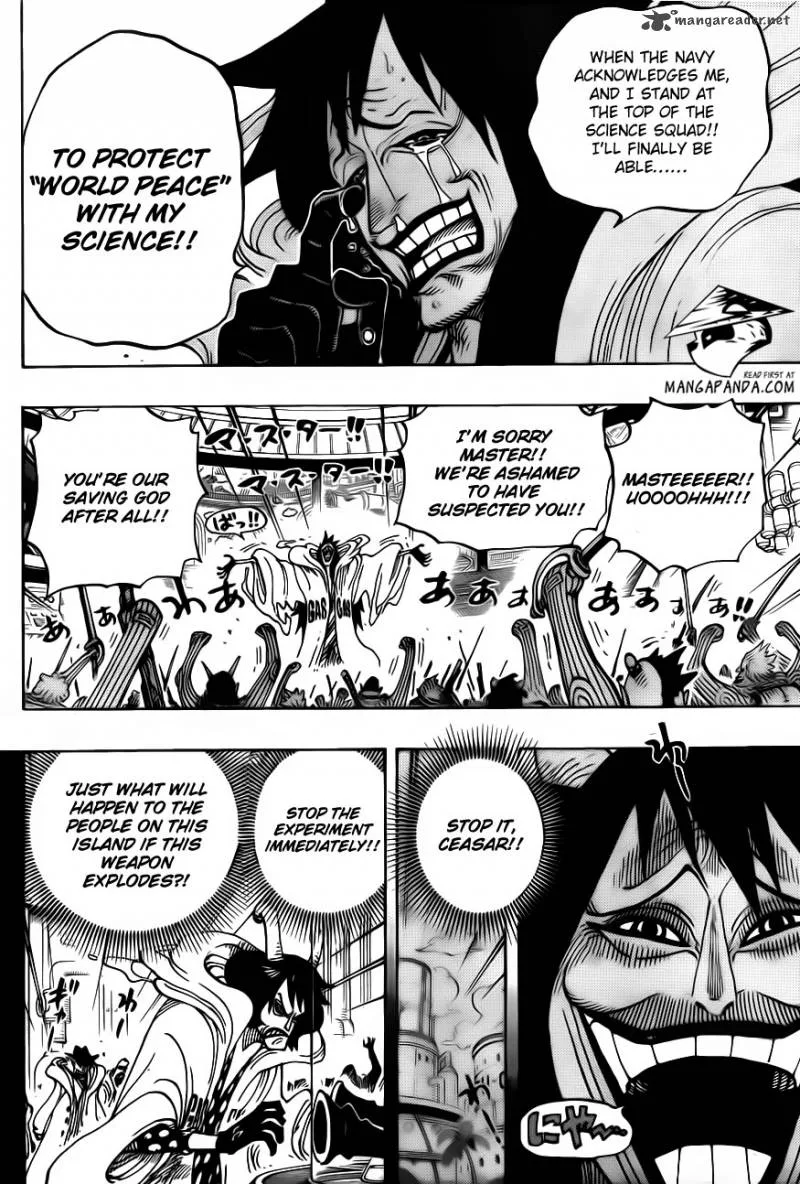 One Piece Chapter 684: Stop it, Vegapunk – Page 16