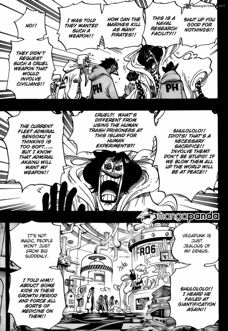 One Piece Chapter 684: Stop it, Vegapunk – Page 17