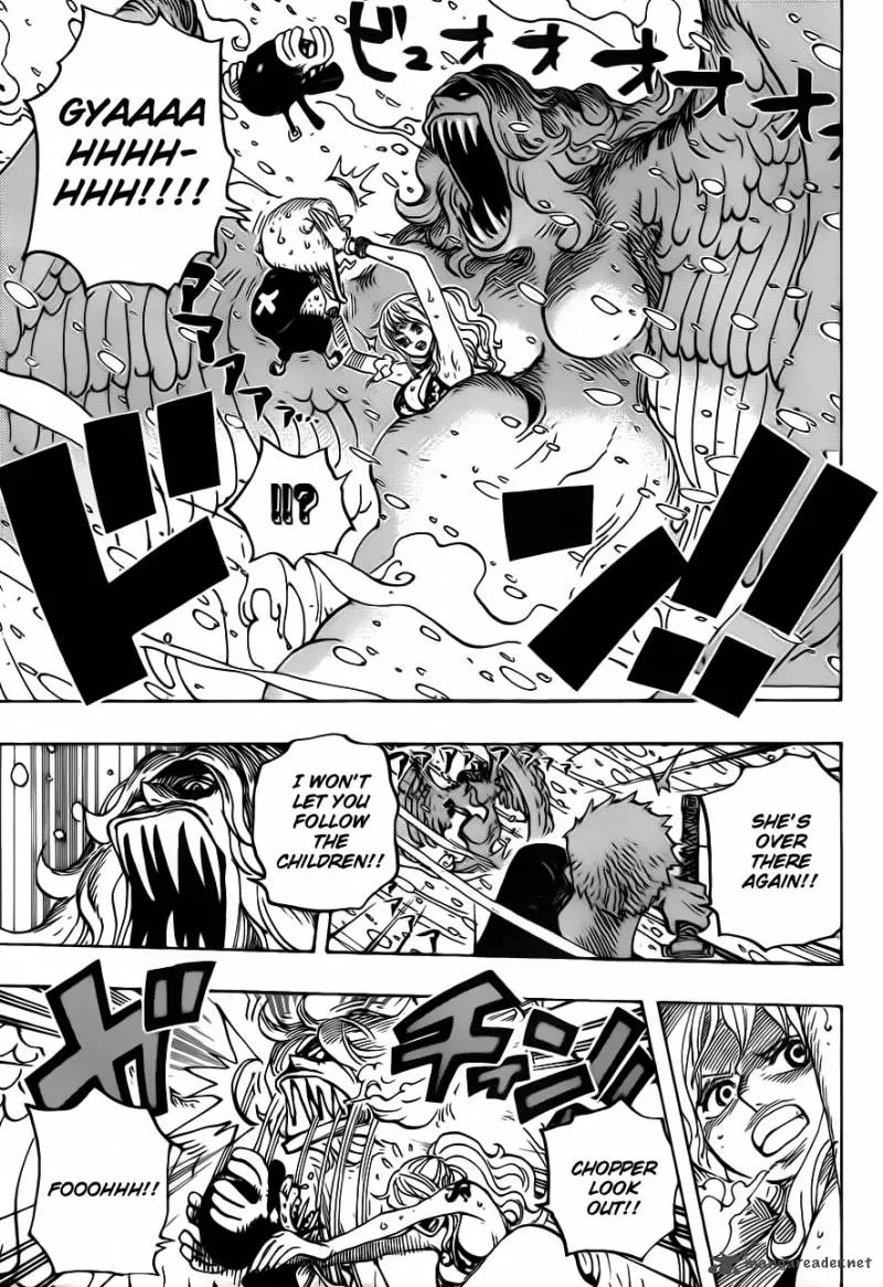 One Piece Chapter 686: Biscuit Room’s Snow woman. – Page 13