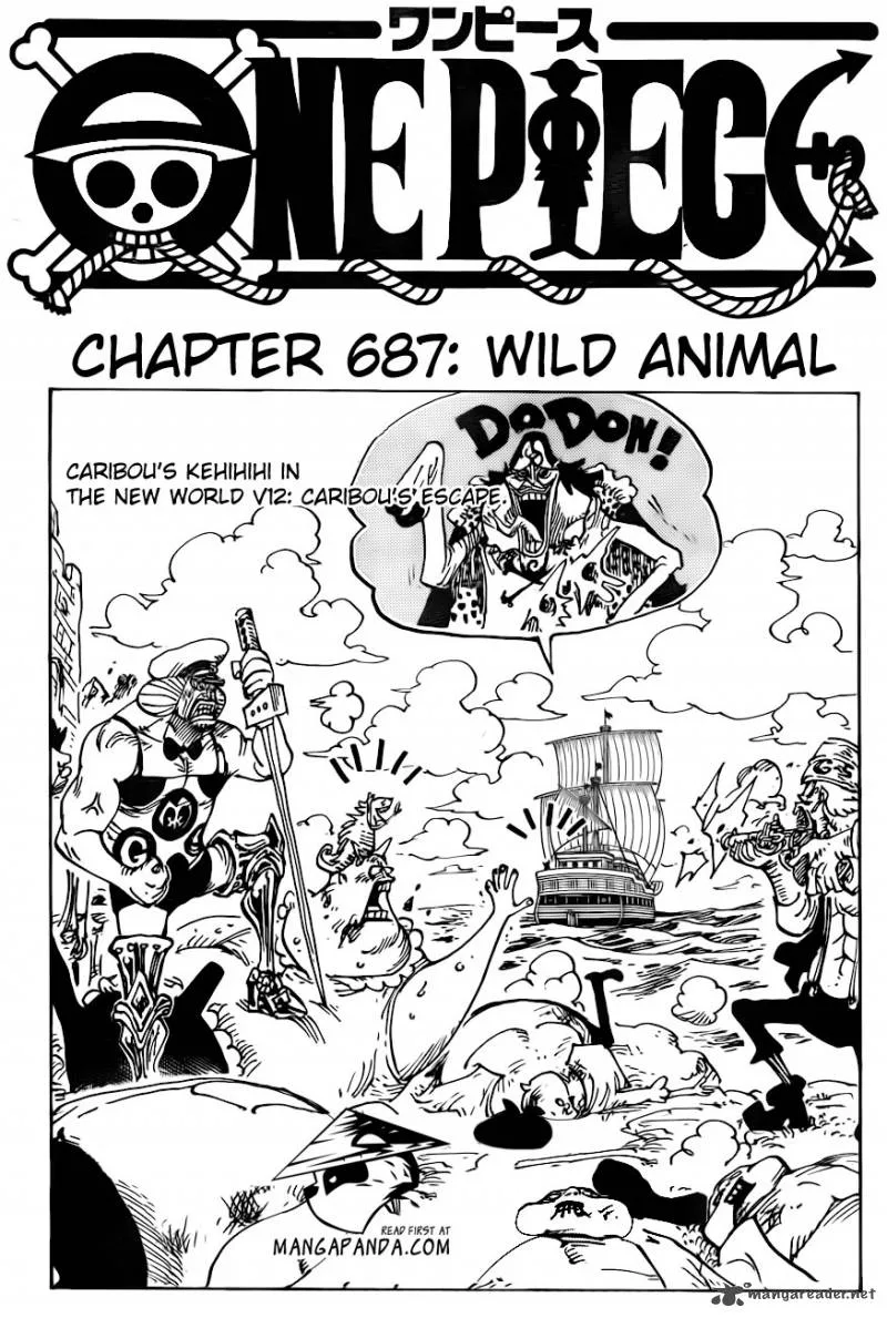 One Piece Chapter 687: Wild animal – Page 3