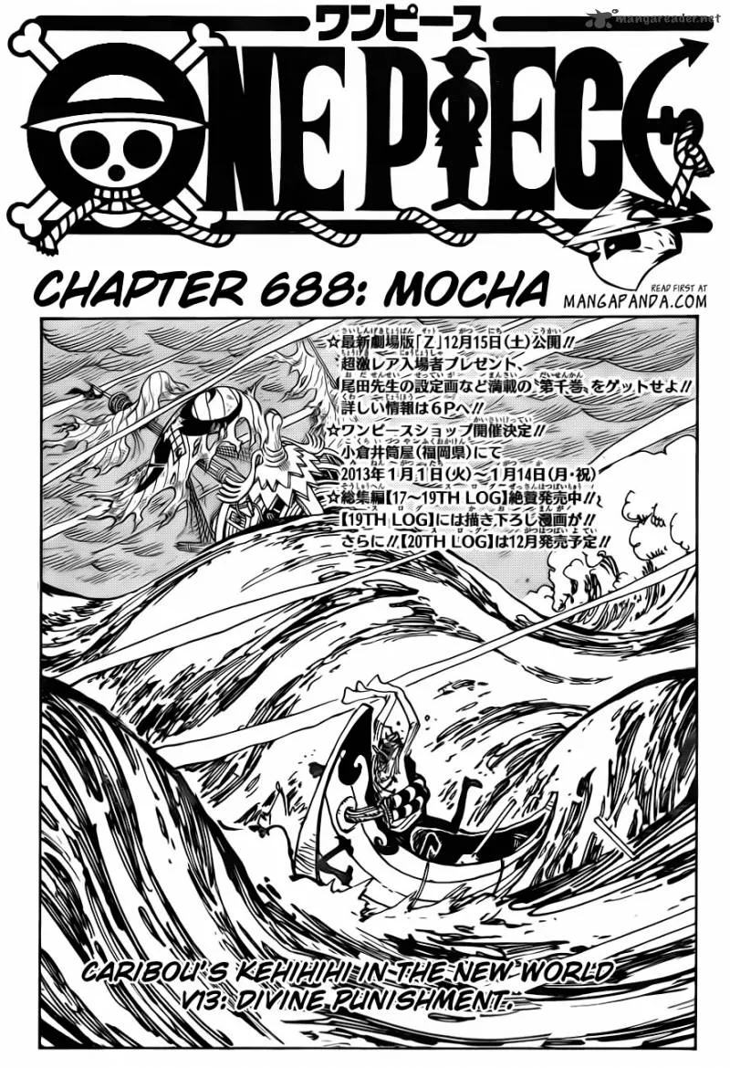 One Piece Chapter 688: Mocha – Page 3