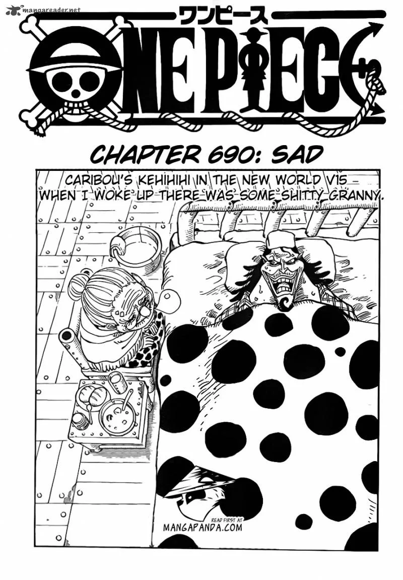 One Piece Chapter 690: SAD – Page 3