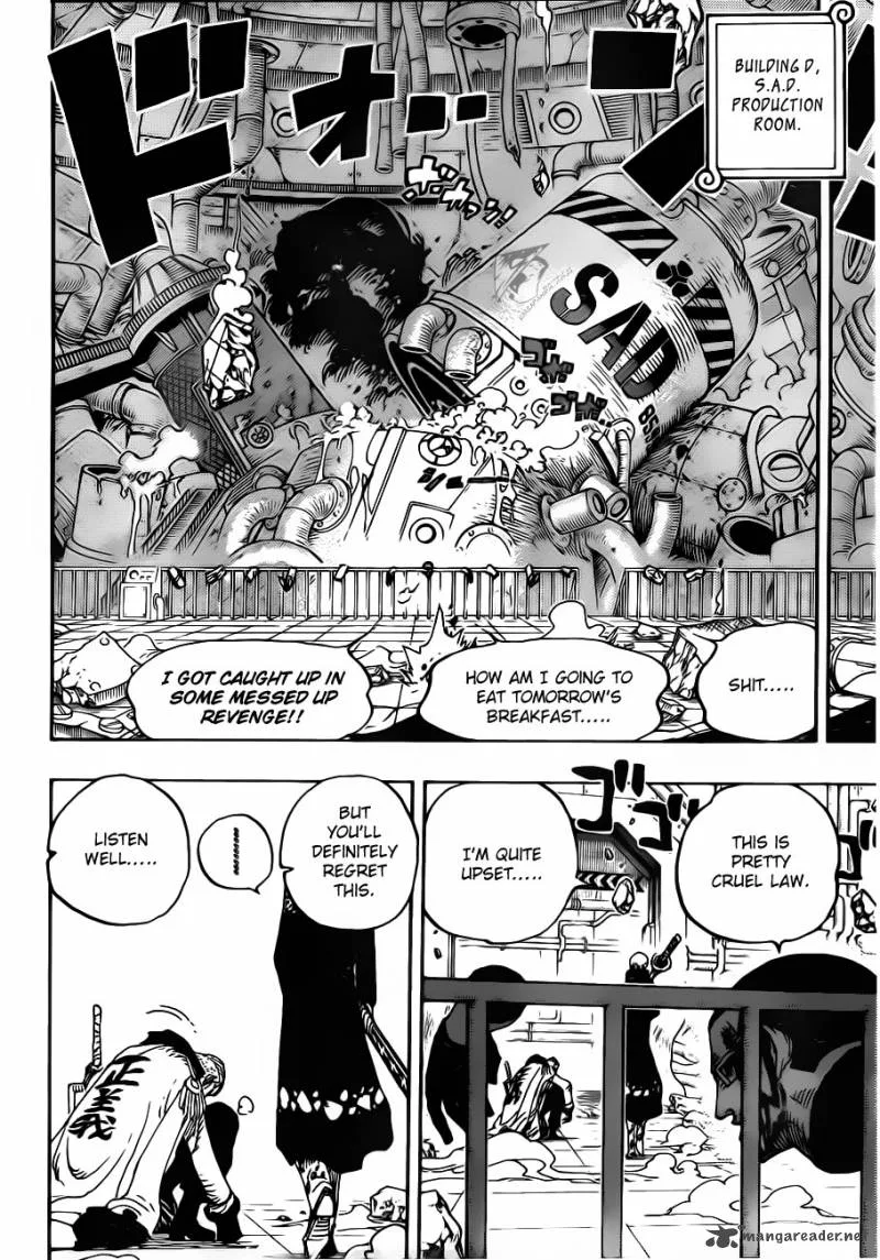 One Piece Chapter 691: The king of the land of death. – Page 6