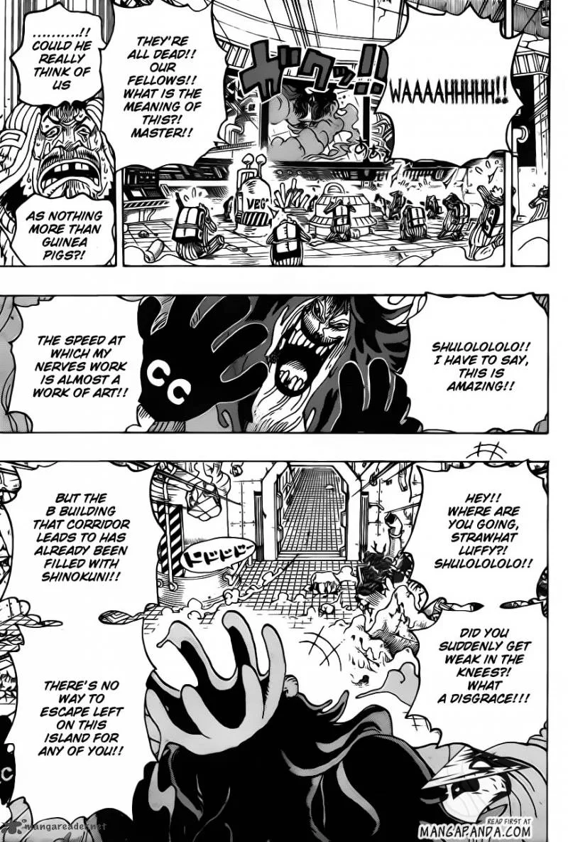 One Piece Chapter 691: The king of the land of death. – Page 14