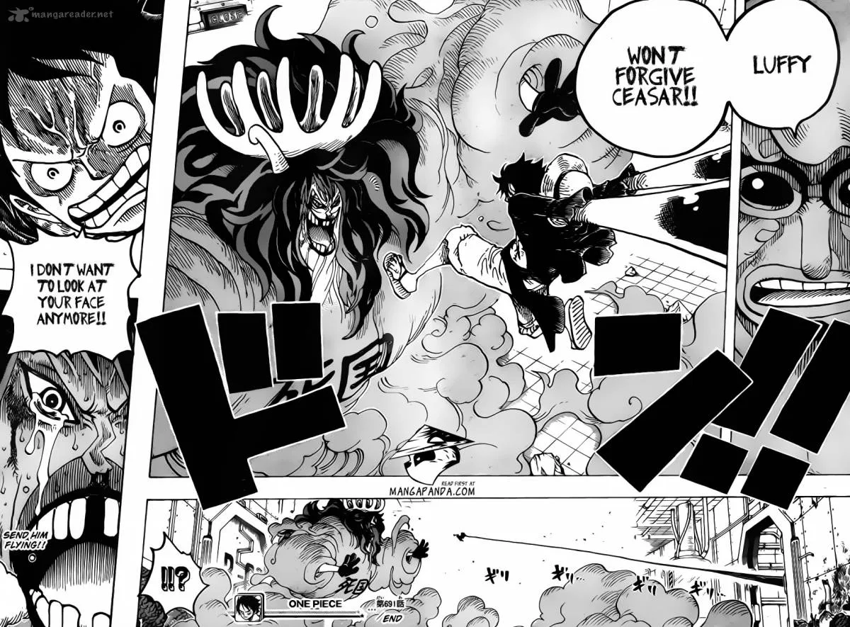 One Piece Chapter 691: The king of the land of death. – Page 17