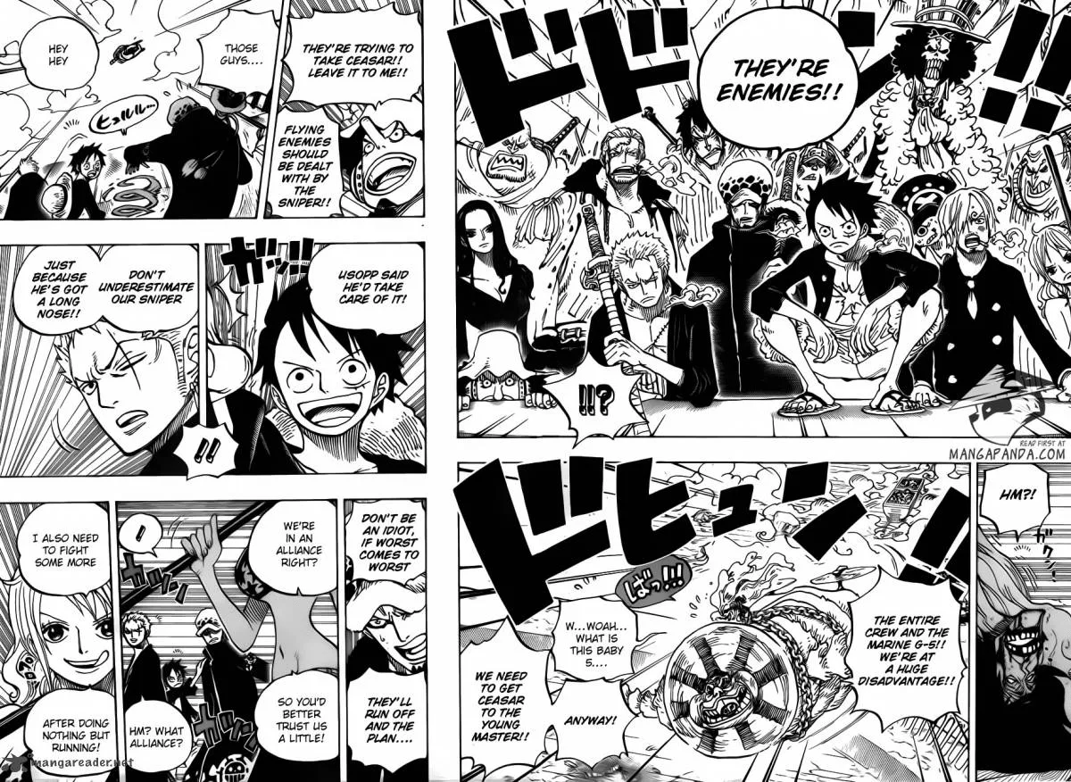 One Piece Chapter 695: Leave it to me!! – Page 11