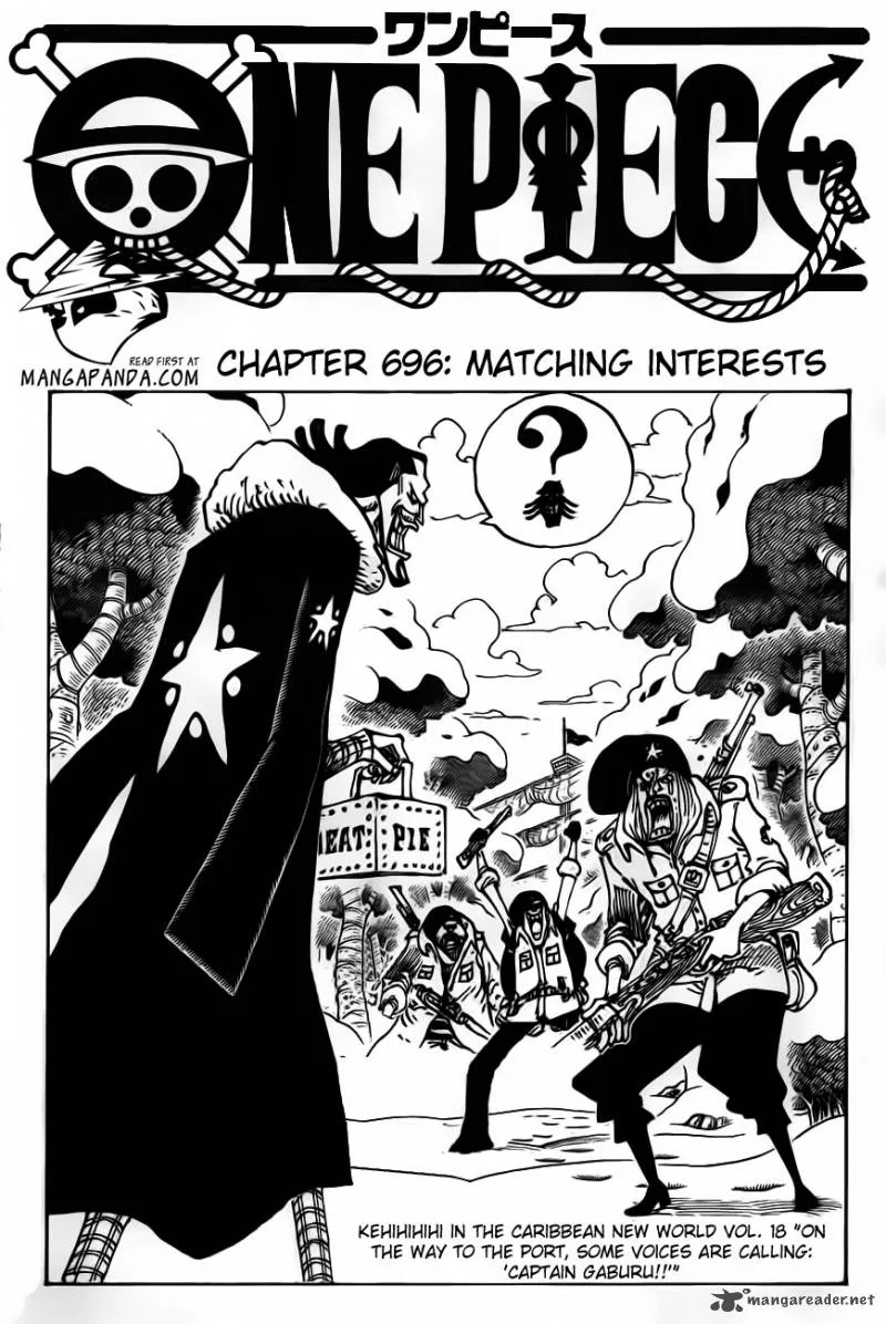 One Piece Chapter 696: Matching interests – Page 3