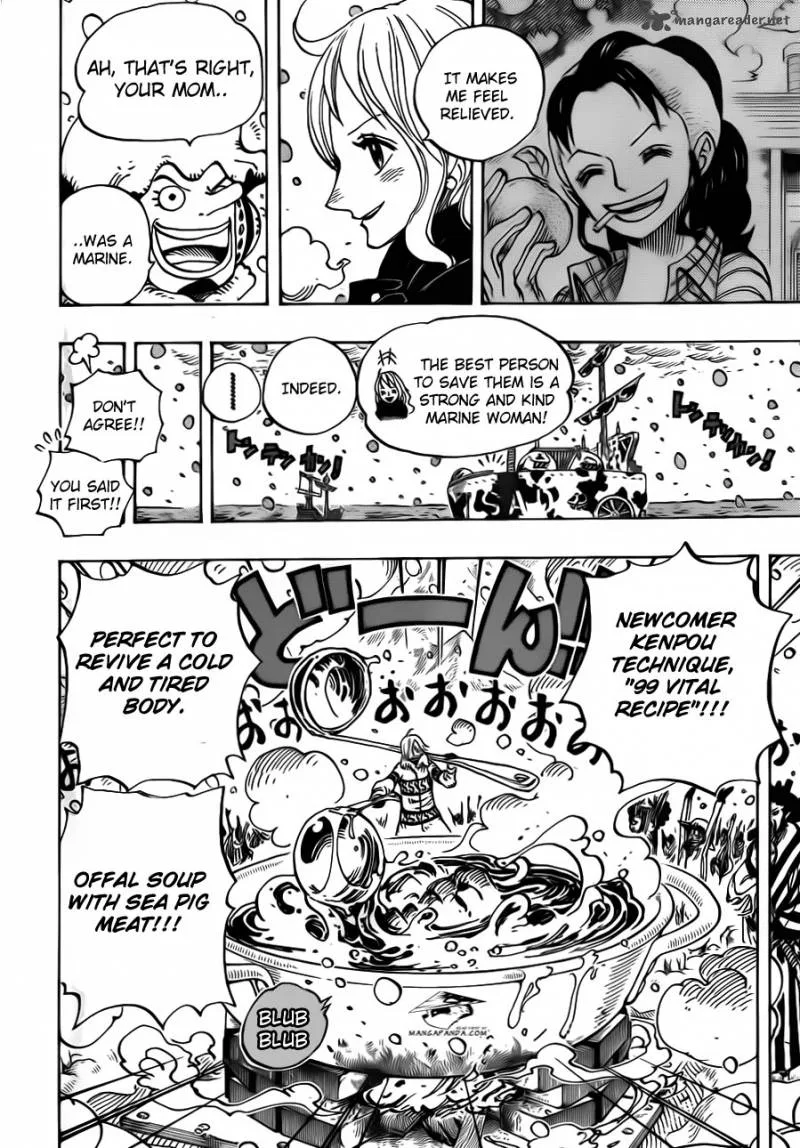 One Piece Chapter 696: Matching interests – Page 14