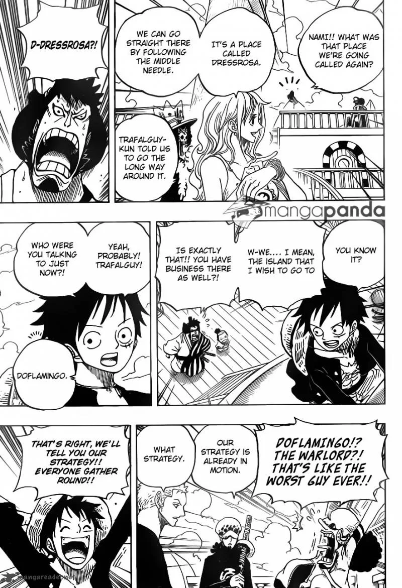 One Piece Chapter 698: Doflamingo Appears – Page 13
