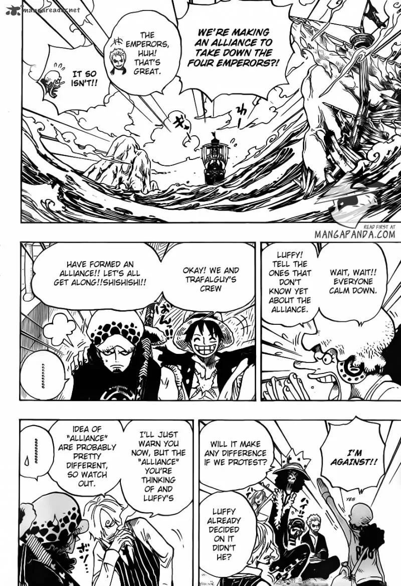 One Piece Chapter 698: Doflamingo Appears – Page 14