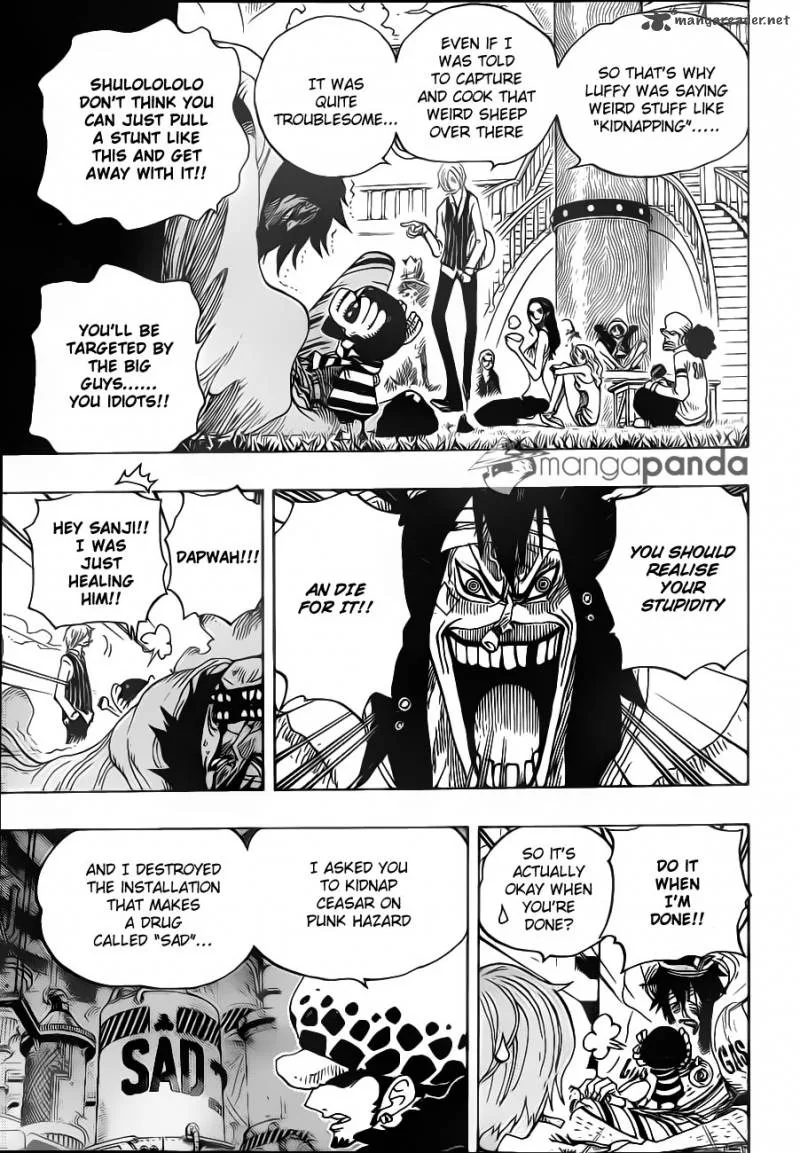 One Piece Chapter 698: Doflamingo Appears – Page 15