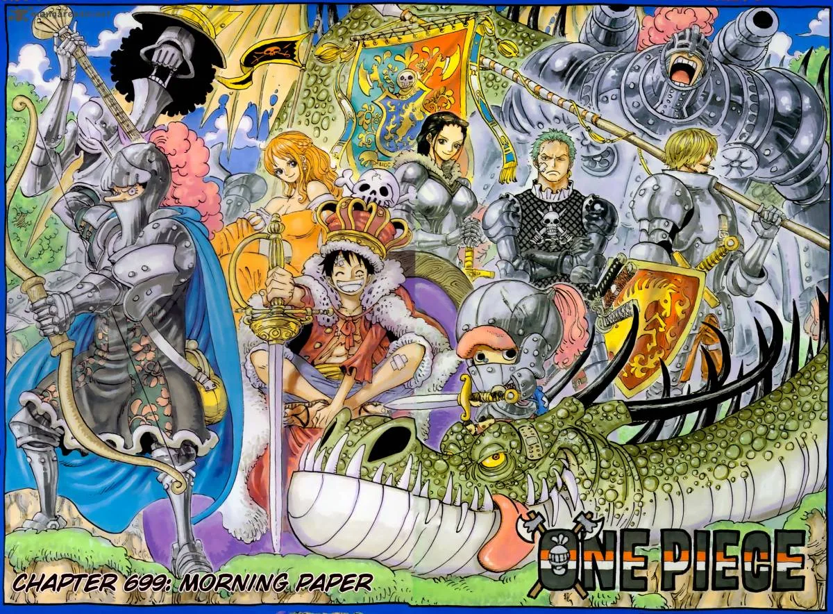 One Piece Chapter 699: Morning Paper – Page 2