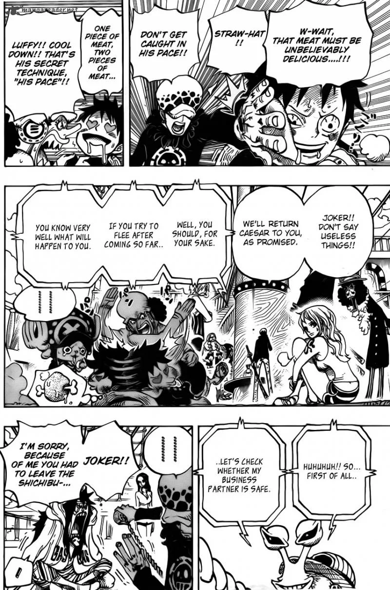 One Piece Chapter 700: His Pace – Page 9