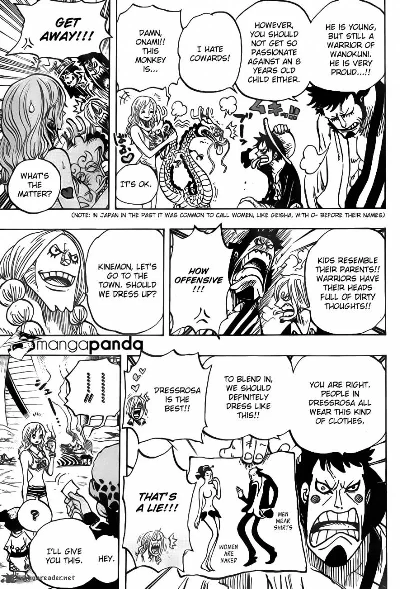 One Piece Chapter 701: Adventure in the country of love, passion and toys – Page 7