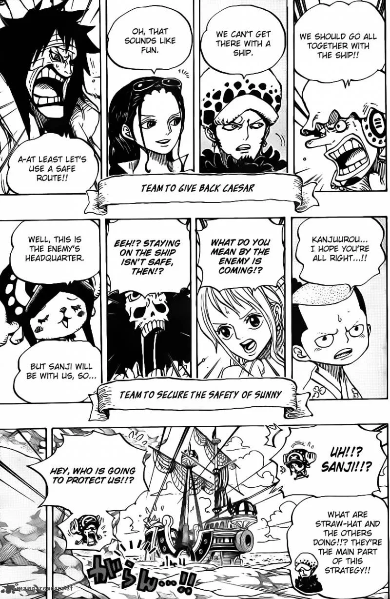 One Piece Chapter 701: Adventure in the country of love, passion and toys – Page 9