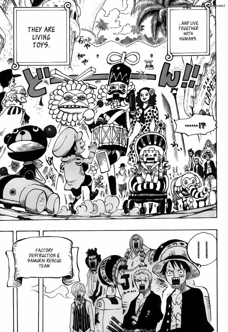 One Piece Chapter 701: Adventure in the country of love, passion and toys – Page 13