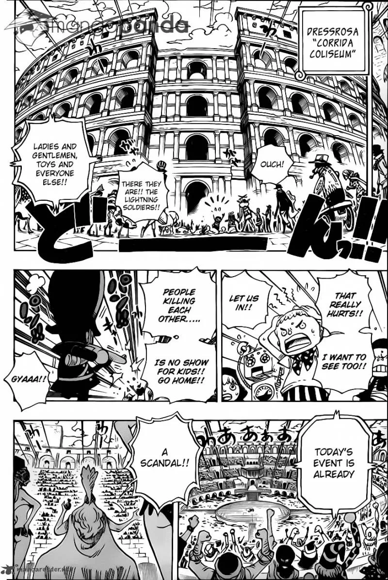 One Piece Chapter 702: The Corrida Colloseum – Page 12