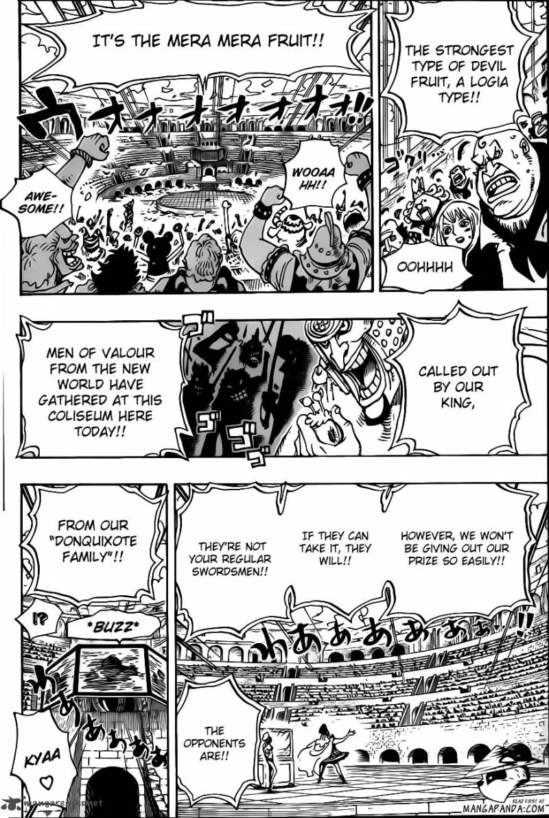 One Piece Chapter 702: The Corrida Colloseum – Page 14